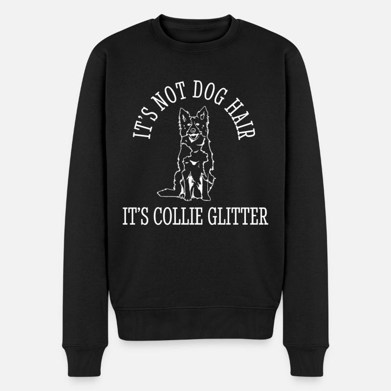 Unique Border Collie Enthusiast Expression - Pull Premium bio Homme - noir
