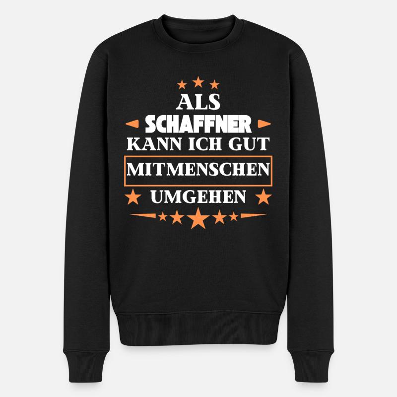 comme conducteurs. - Pull Premium bio Homme - noir