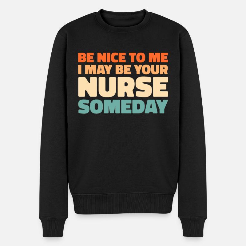 Infirmier - Pull Premium bio Homme - noir