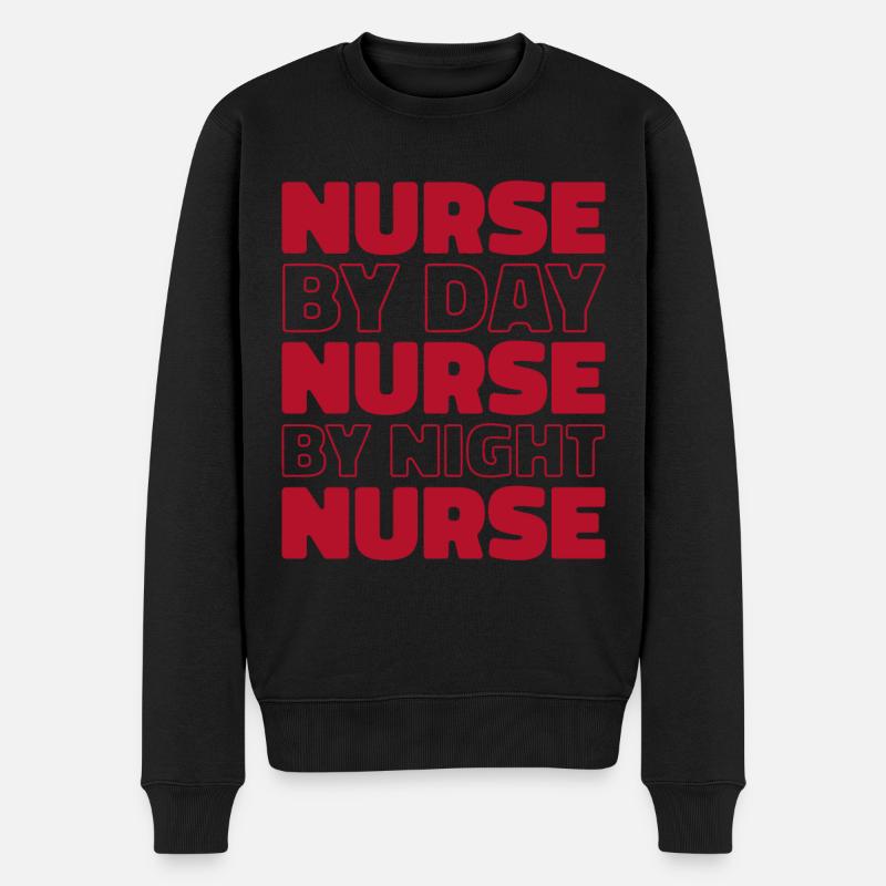 Infirmier - Pull Premium bio Homme - noir