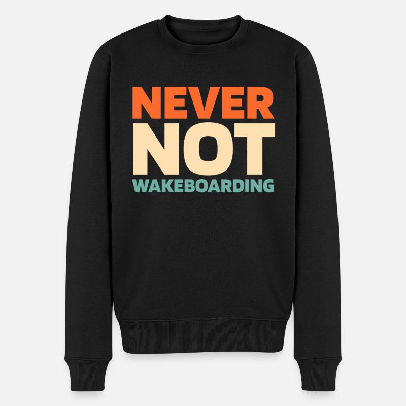 Wakeboard Wakeboarder - Pull Premium bio Homme - noir