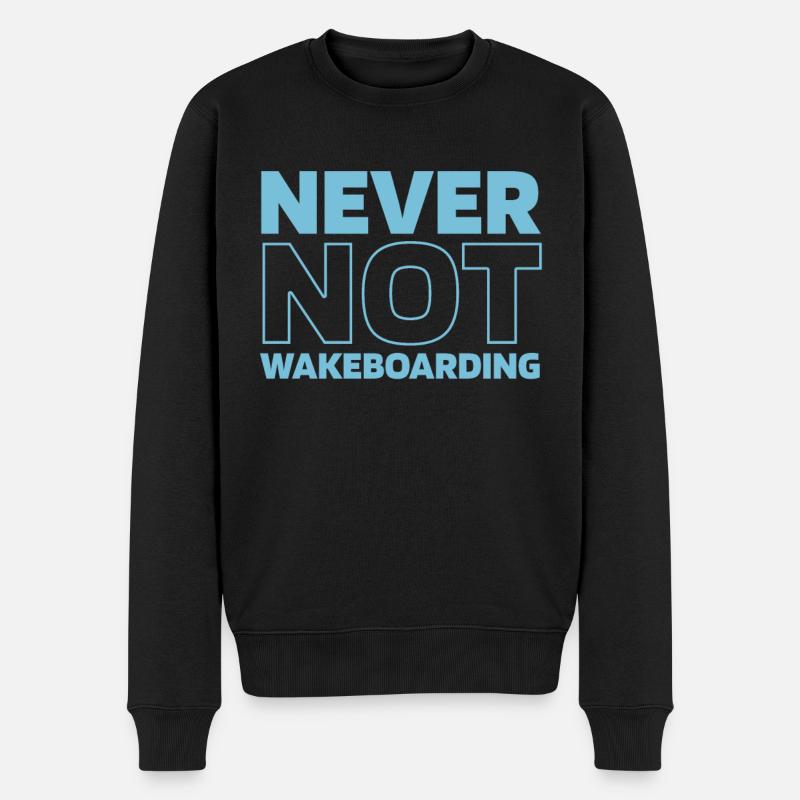 Wakeboard Wakeboarder - Pull Premium bio Homme - noir