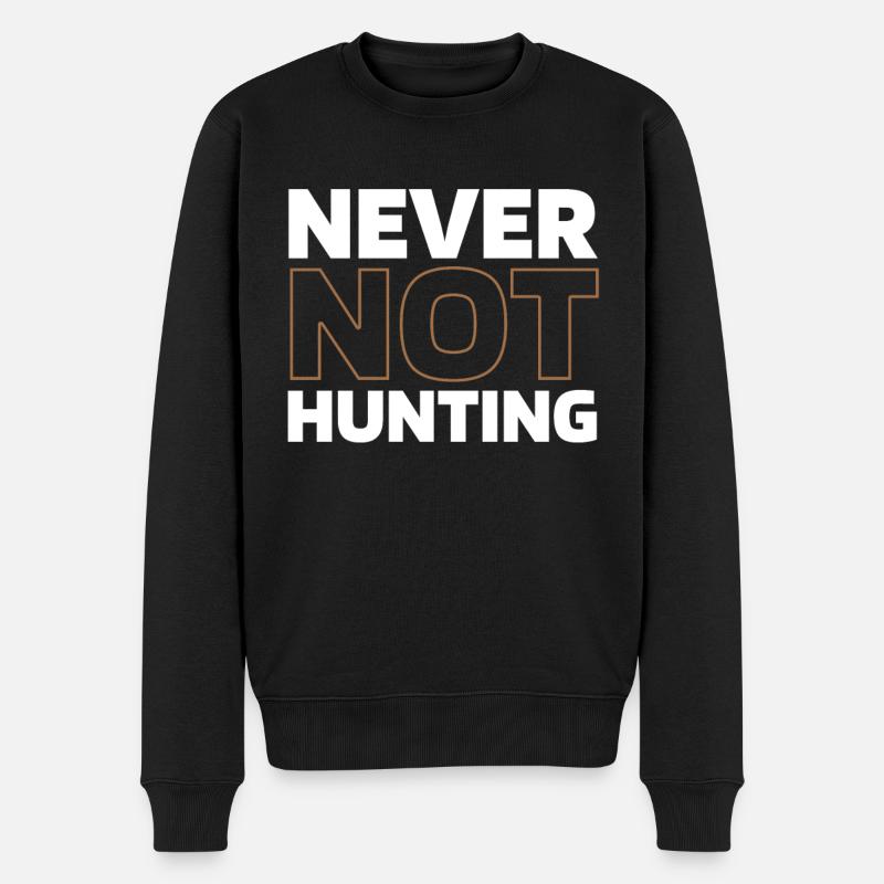 Chasse Chasseur Chasse - Pull Premium bio Homme - noir