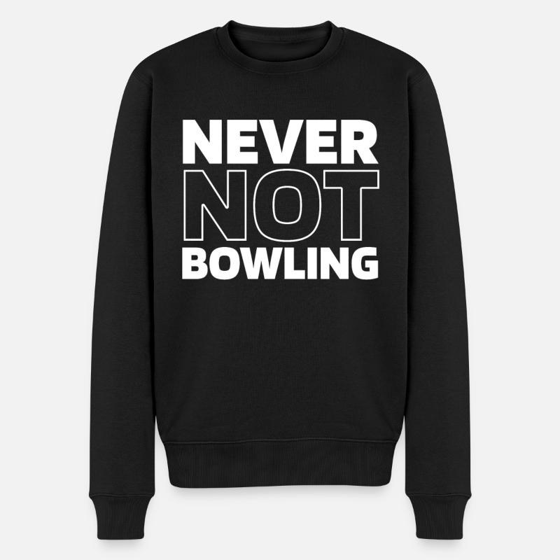 Bowling Bowlen Bowler - Pull Premium bio Homme - noir