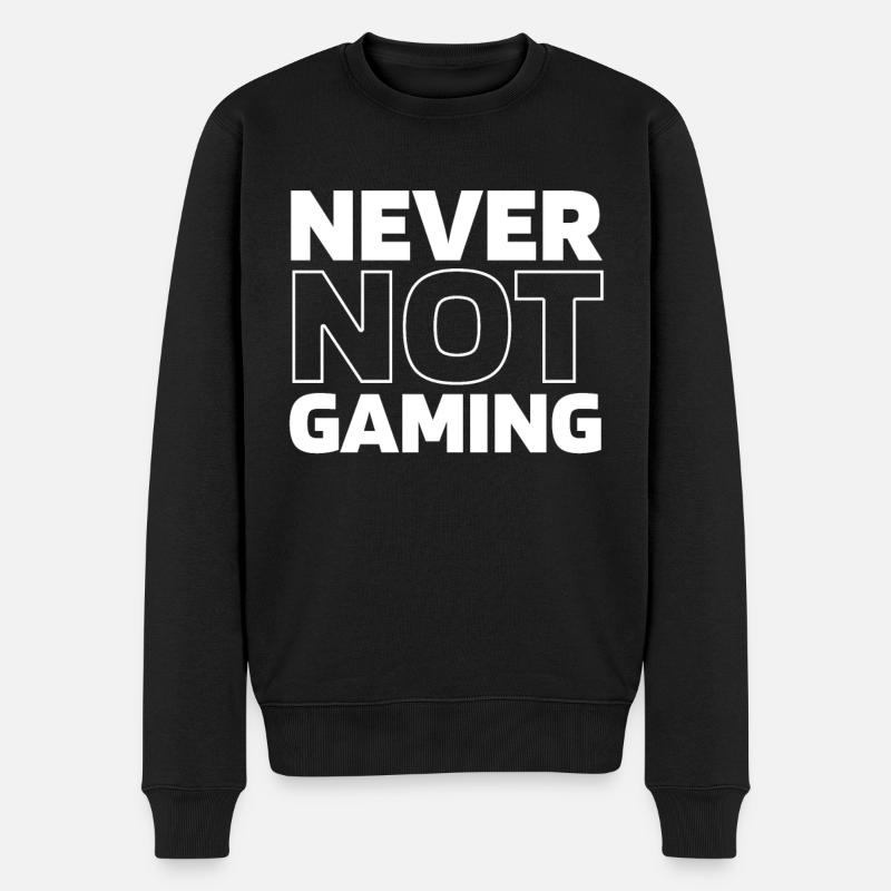 Jeux de joueurs - Pull Premium bio Homme - noir