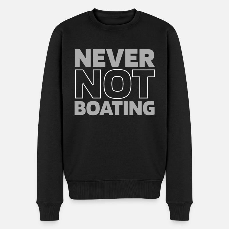 Bateau ponton - Pull Premium bio Homme - noir