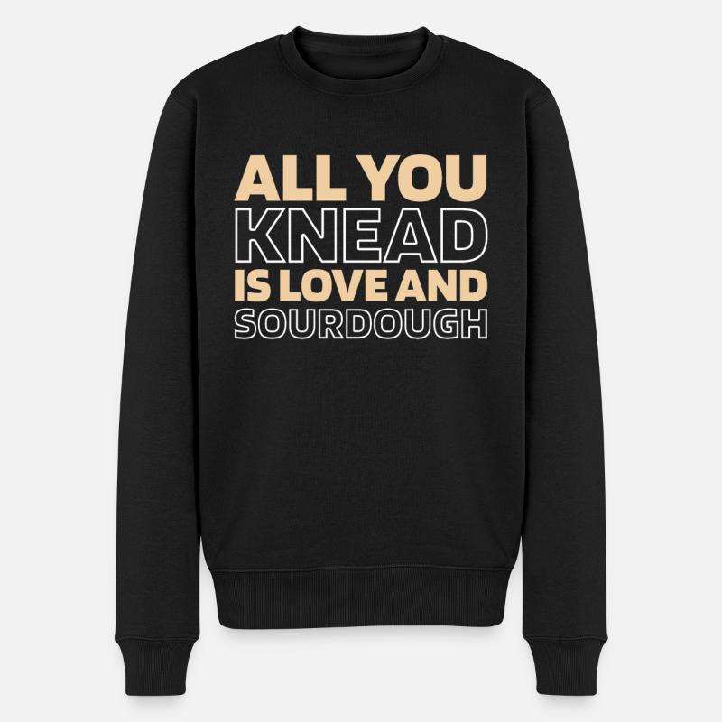 Pain au levain - Pull Premium bio Homme - noir