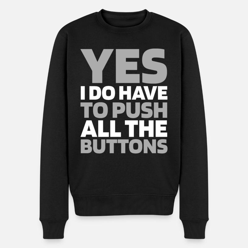 Ascenseur Ascenseur - Pull Premium bio Homme - noir