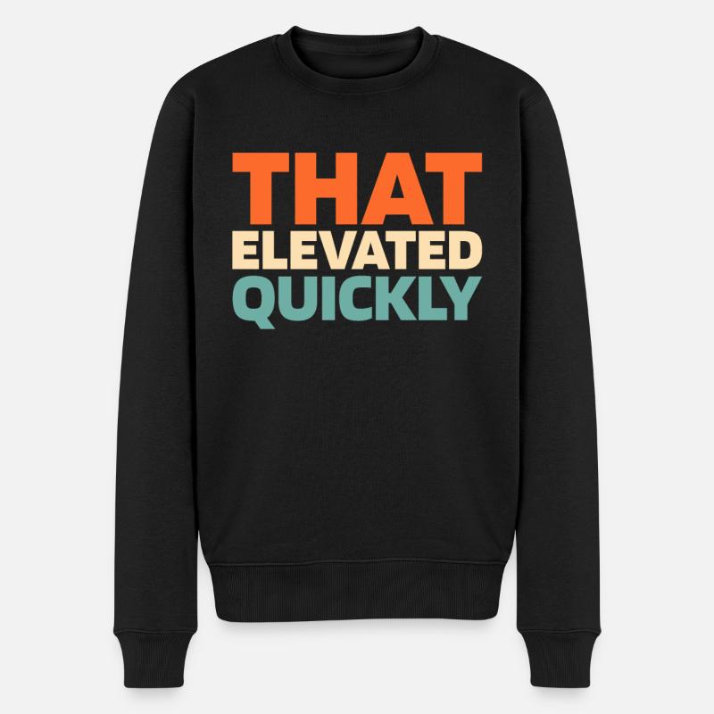 Elevator Elevator - Men's Premium Organic Jumper - black