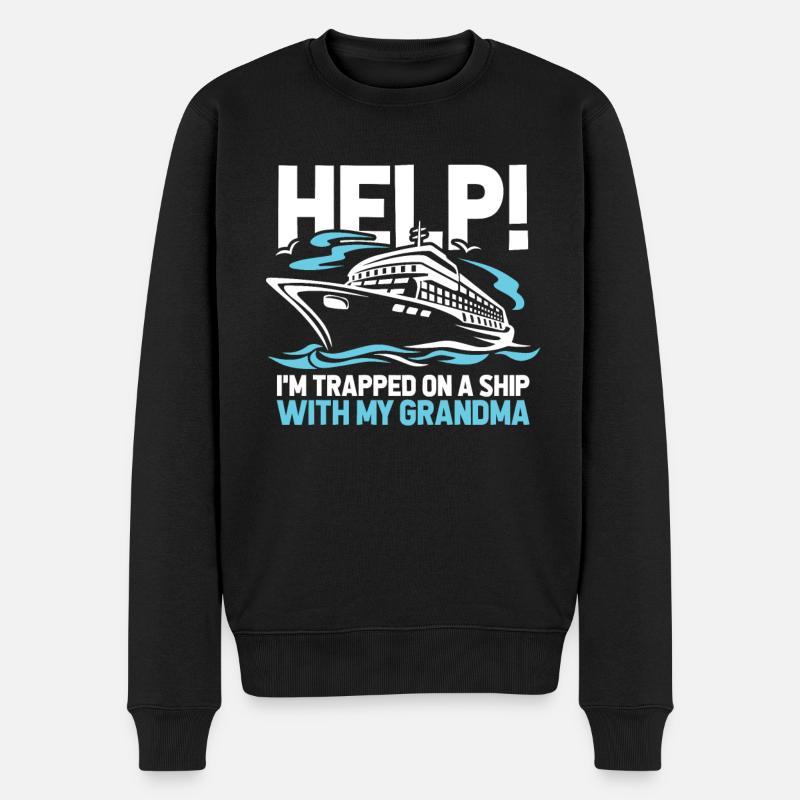 Croisière - Pull Premium bio Homme - noir