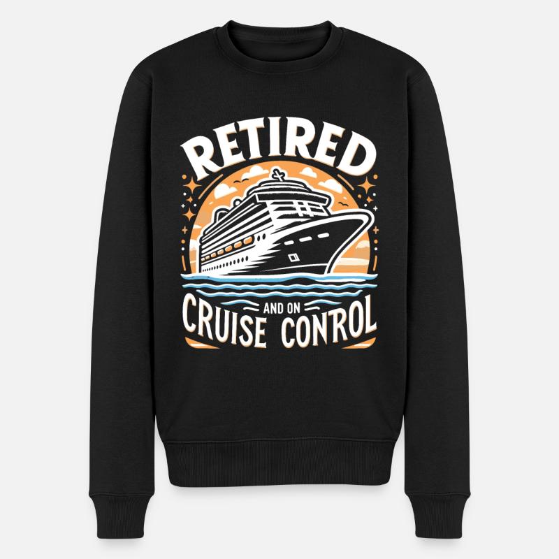 Retraite de Cruise - Pull Premium bio Homme - noir