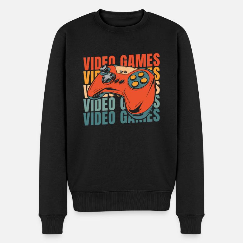 Jeux de joueurs - Pull Premium bio Homme - noir