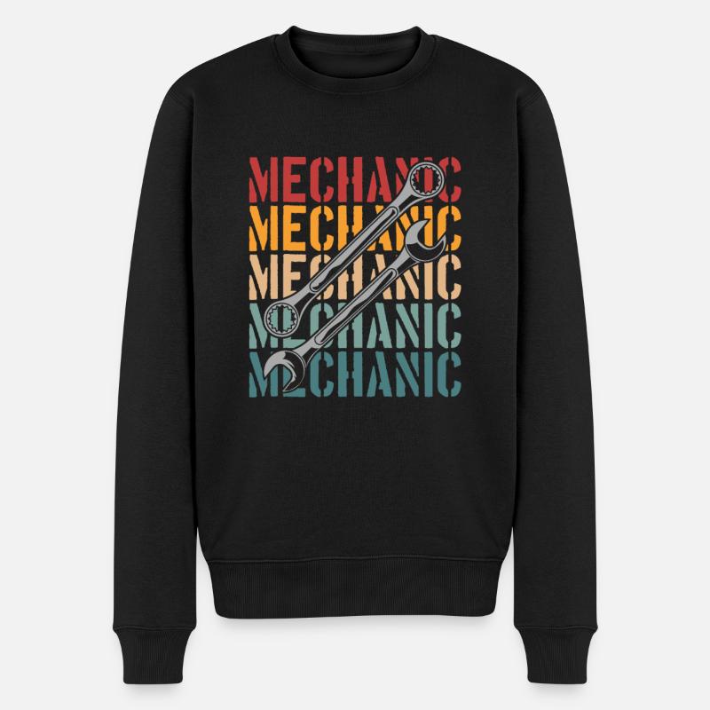 Mécanicien automobile - Pull Premium bio Homme - noir
