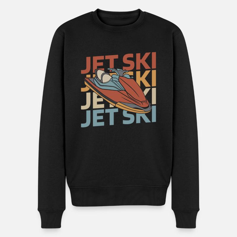 Jet Ski - Pull Premium bio Homme - noir