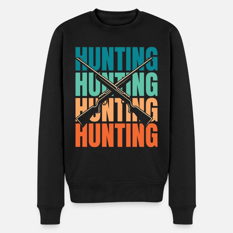 Chasse Chasseur Chasse - Pull Premium bio Homme - noir