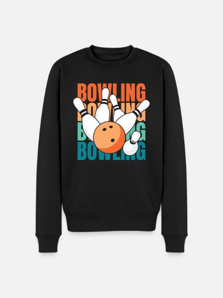 Bowling Bowlen Bowler - Men's Premium Organic Jumper - black