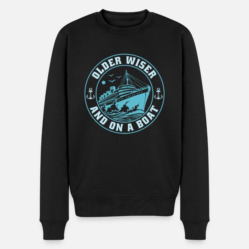 Croisière d’anniversaire à Kreuzfahrt - Pull Premium bio Homme - noir