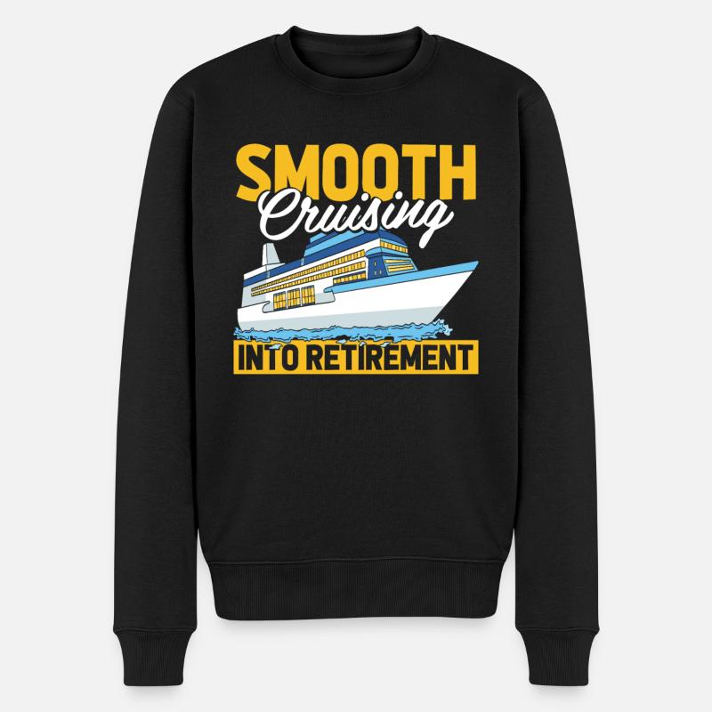 Retraite de Cruise - Pull Premium bio Homme - noir