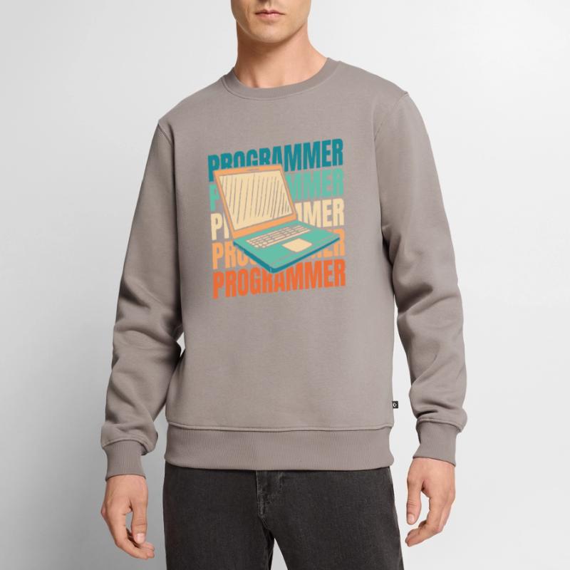 Developer Coder Programmer Men's Premium Organic Jumper