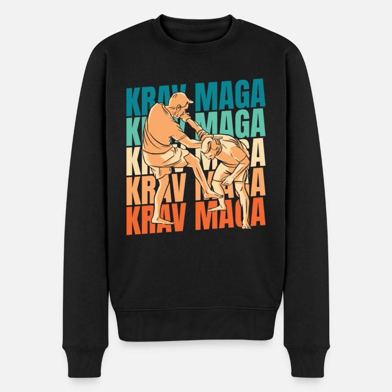 Krav Maga - Pull Premium bio Homme - noir