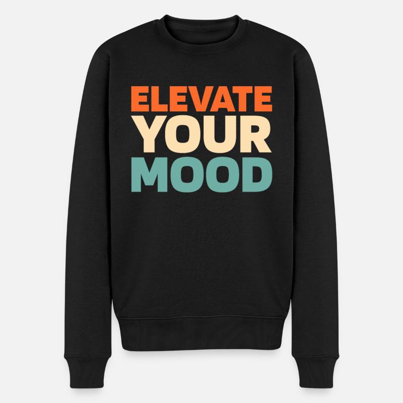 Elevator Elevator - Men's Premium Organic Jumper - black