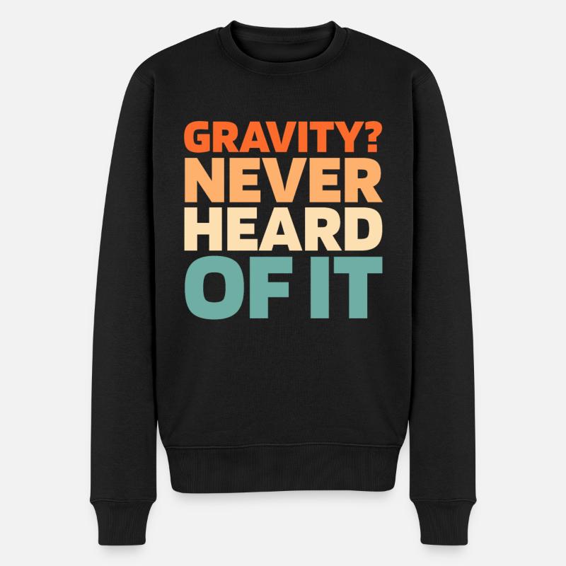 Elevator Elevator - Men's Premium Organic Jumper - black