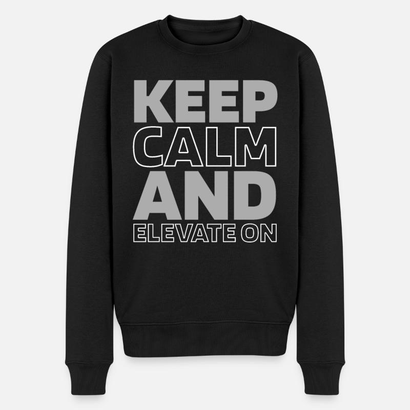 Elevator Elevator - Men's Premium Organic Jumper - black