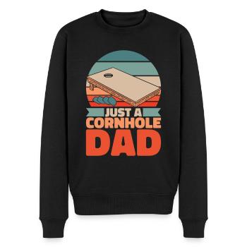 Cornhole trou aveugle Père de jeu - Pull Premium bio Homme - noir - Devant - Nico (187cm)