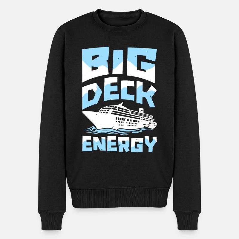 Croisière Drôle - Pull Premium bio Homme - noir