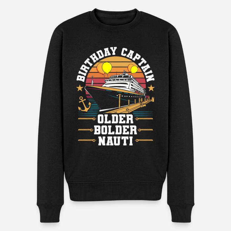 Croisière d’anniversaire à Kreuzfahrt - Pull Premium bio Homme - noir