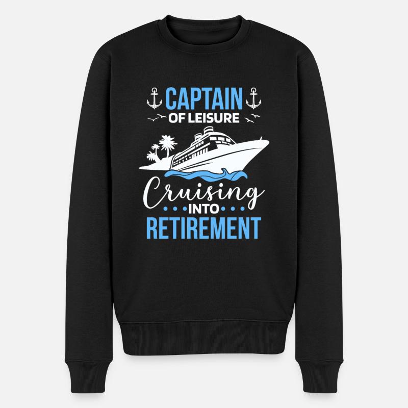 Cruise Retraité Retraite - Pull Premium bio Homme - noir