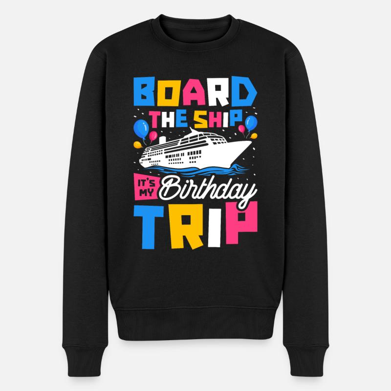 Anniversaire Croisière - Pull Premium bio Homme - noir