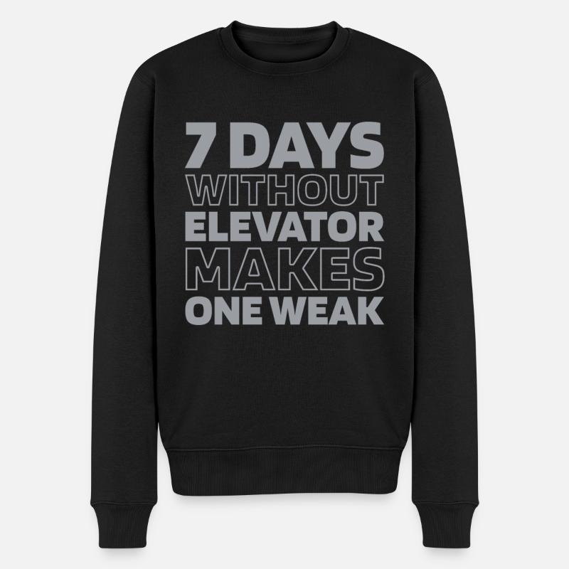 Ascenseur Ascenseur - Pull Premium bio Homme - noir