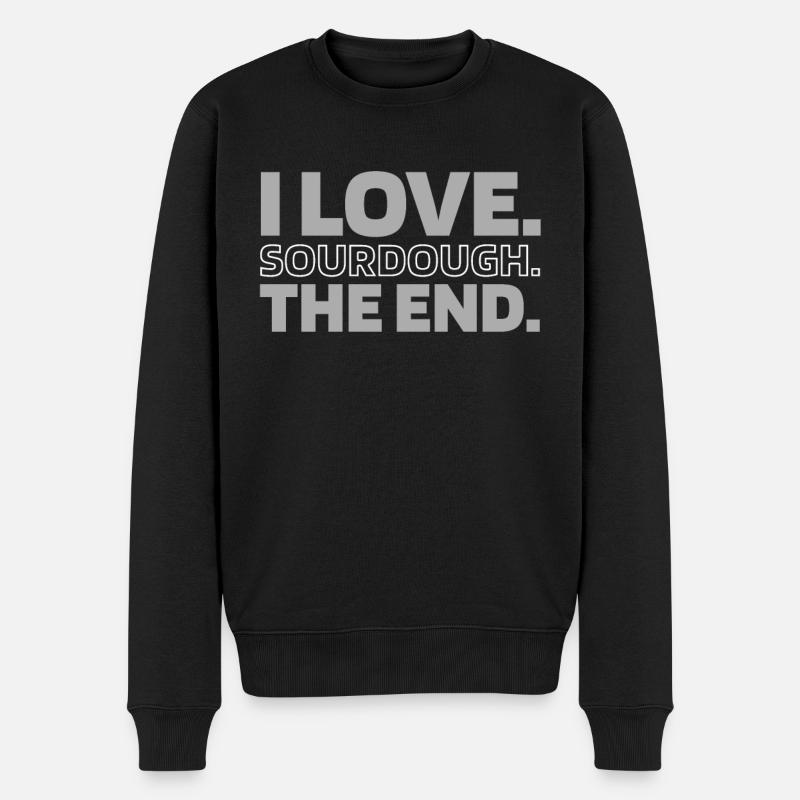 Pain au levain - Pull Premium bio Homme - noir