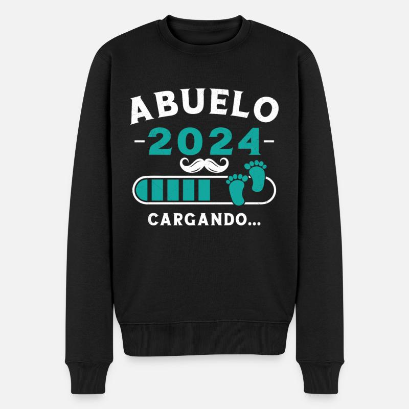 Grand-père 2024 Chargement - Pull Premium bio Homme - noir