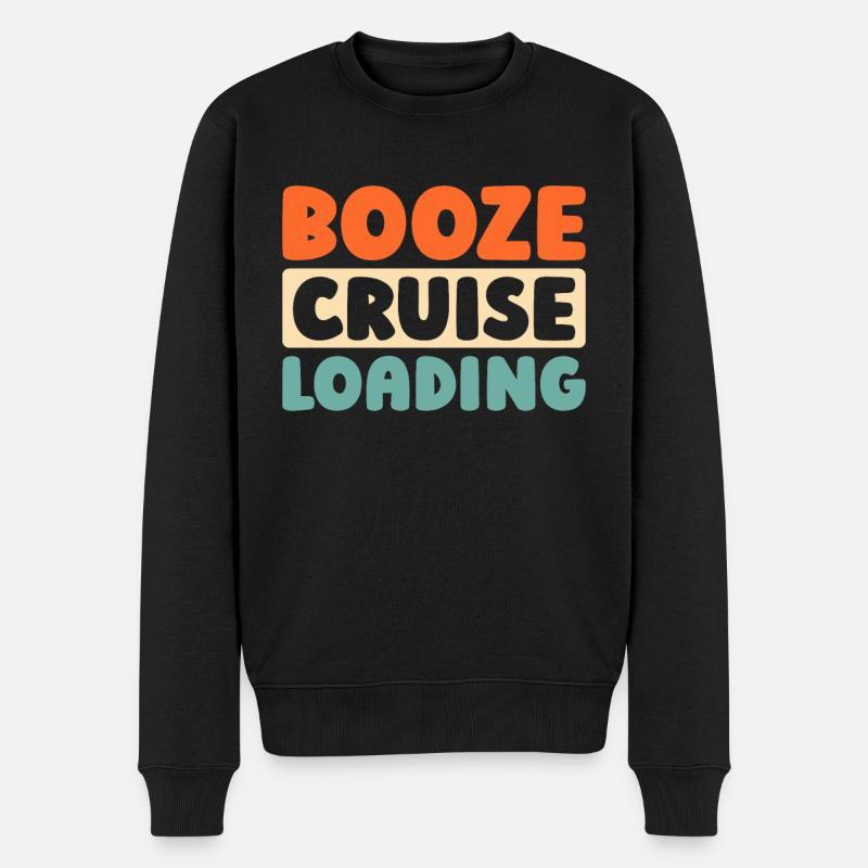 Kreuzfahrt - Männer Premium Bio Pullover - Schwarz