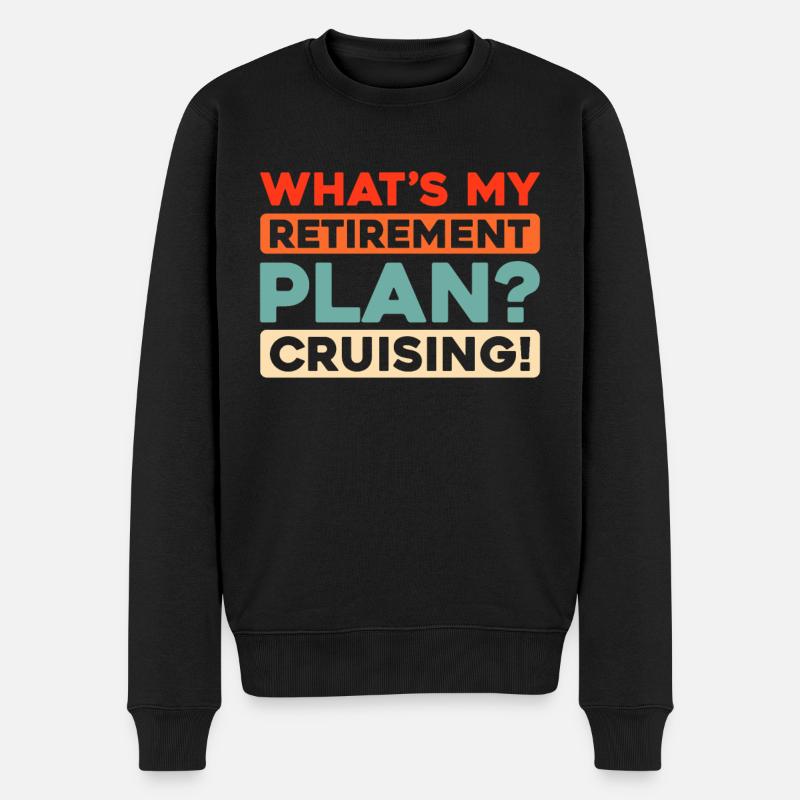 Cruise Retraite - Pull Premium bio Homme - noir