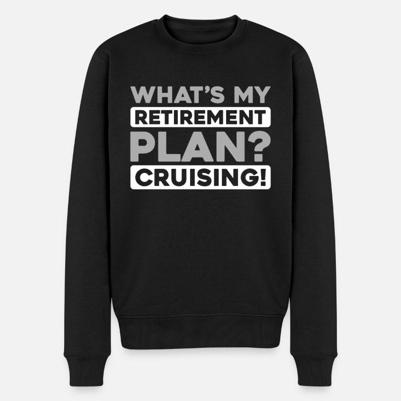 Cruise Retraite - Pull Premium bio Homme - noir