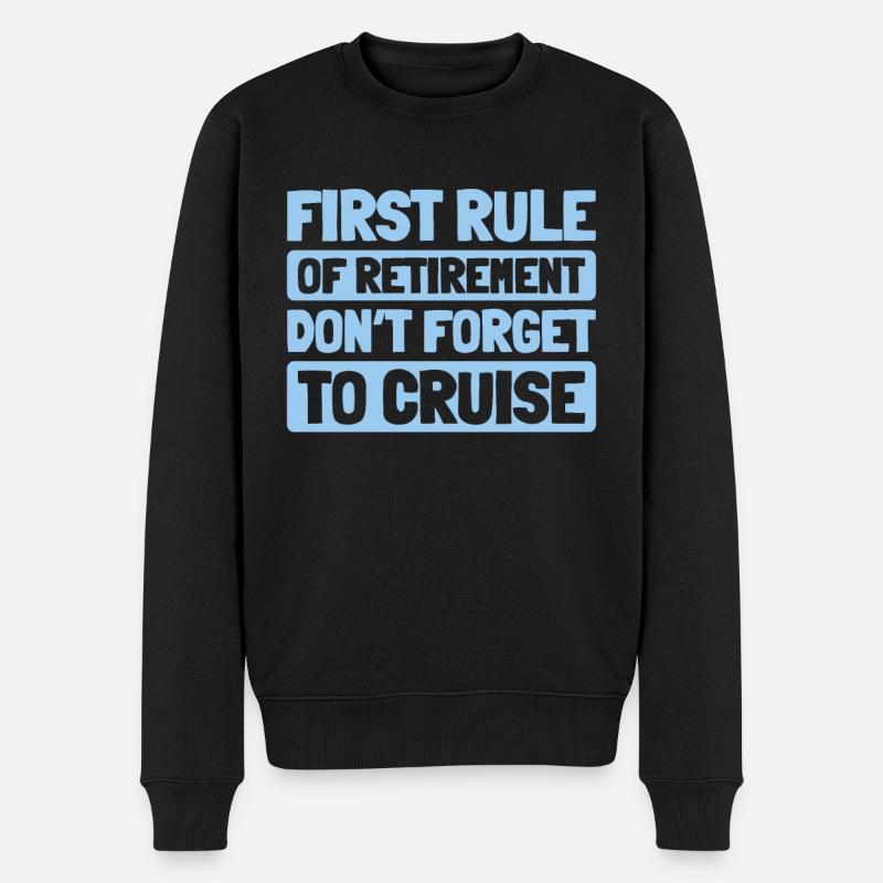 Cruise Retraite - Pull Premium bio Homme - noir