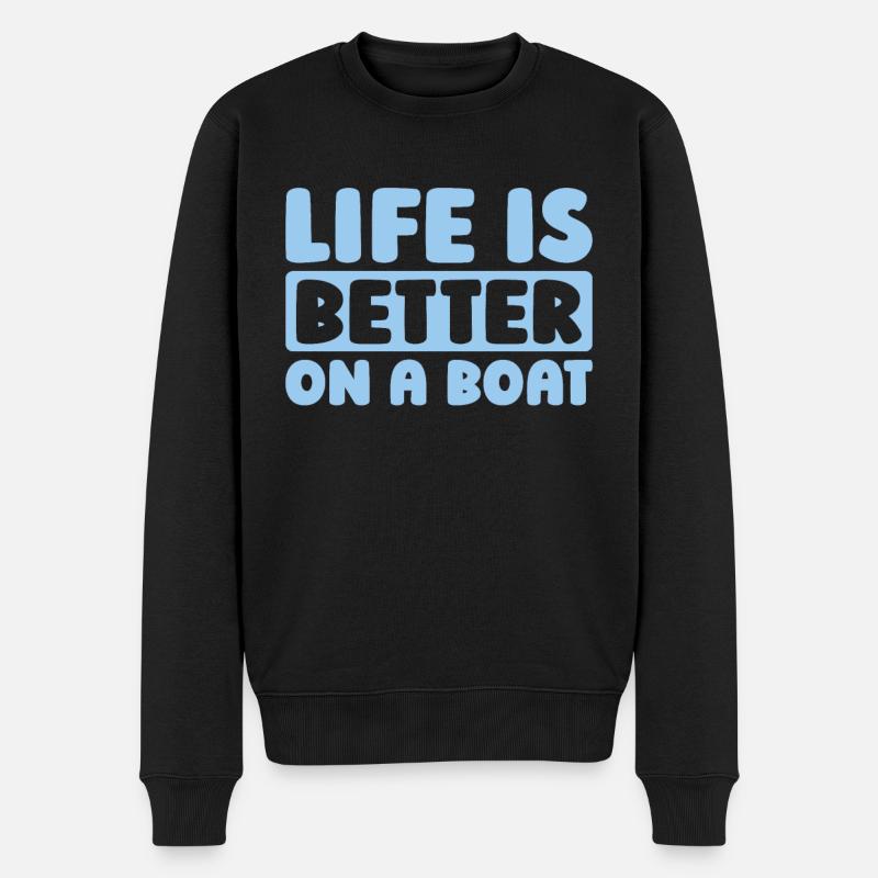 Croisière - Pull Premium bio Homme - noir