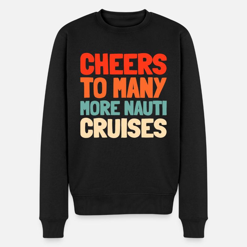 Croisière d’anniversaire à Kreuzfahrt - Pull Premium bio Homme - noir
