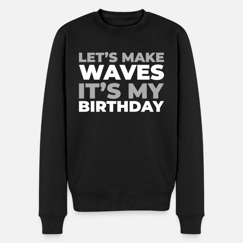 Croisière d’anniversaire à Kreuzfahrt - Pull Premium bio Homme - noir