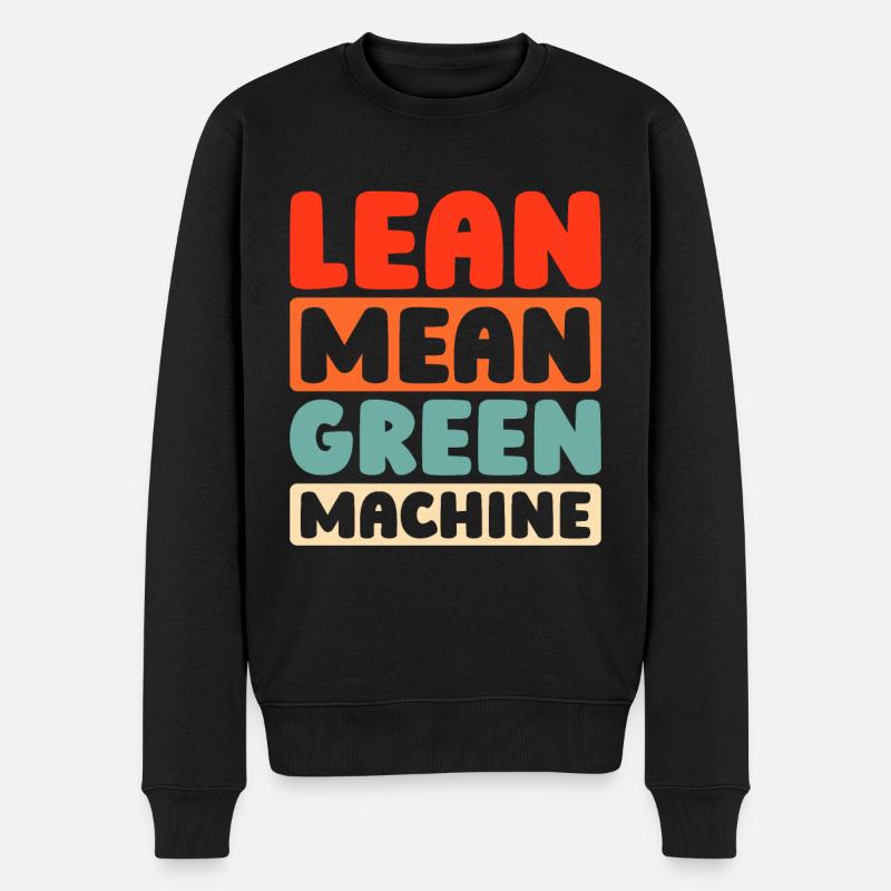 Tonte de tondeuse à gazon - Pull Premium bio Homme - noir