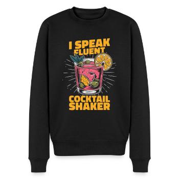 Barkeeper Bartender - Männer Premium Bio Pullover - Schwarz - Vorne - Nico (187cm)