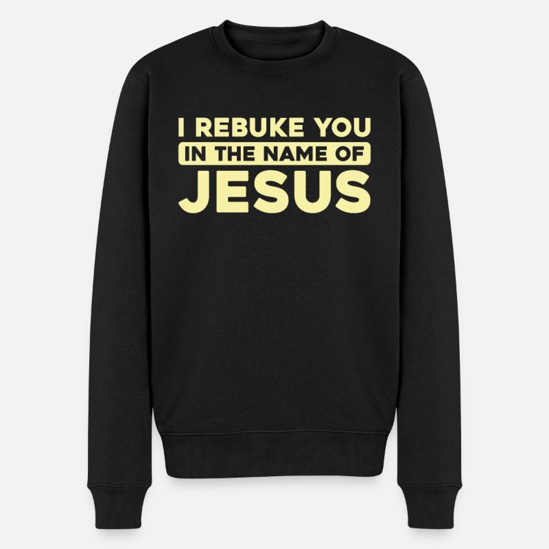 Christianisme chrétien - Pull Premium bio Homme - noir