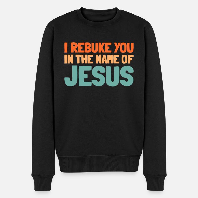 Christianisme chrétien - Pull Premium bio Homme - noir