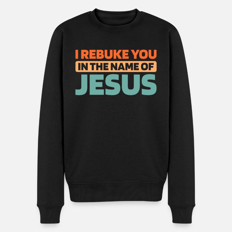 Christianisme chrétien - Pull Premium bio Homme - noir