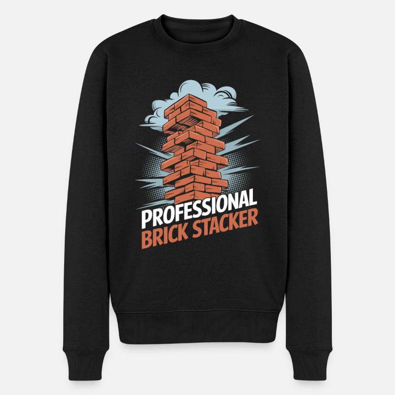 Maçon - Pull Premium bio Homme - noir