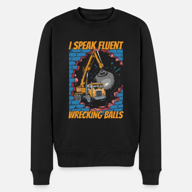 Expert en démolition - Pull Premium bio Homme - noir