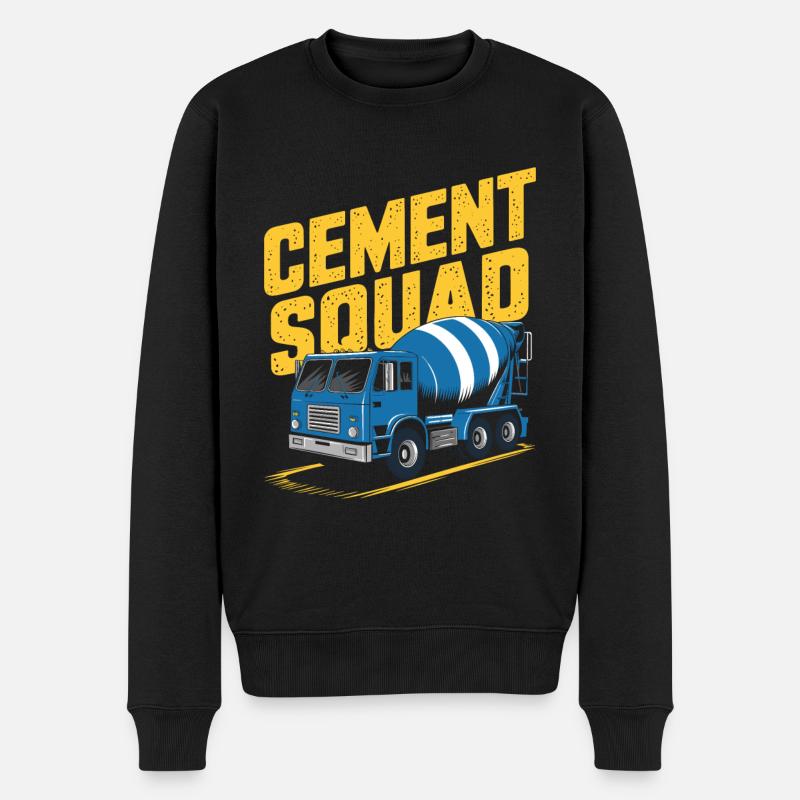 Cadre de bétonnier - Pull Premium bio Homme - noir